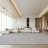  COK Indian Wool Rug - Light Grey - COK01 