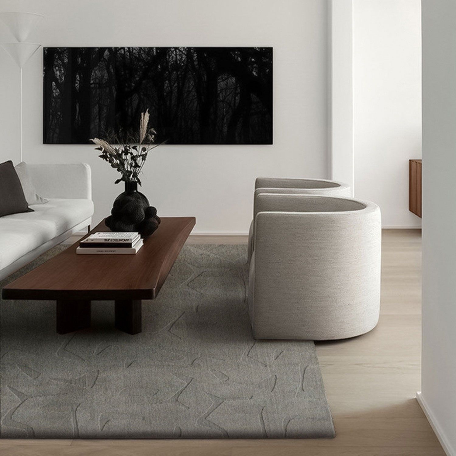  Dark Seasalt Pattern Rug 
