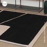  Black Oriental Rug 