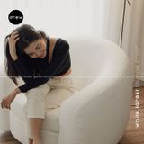  White Forest Lounge Chair 