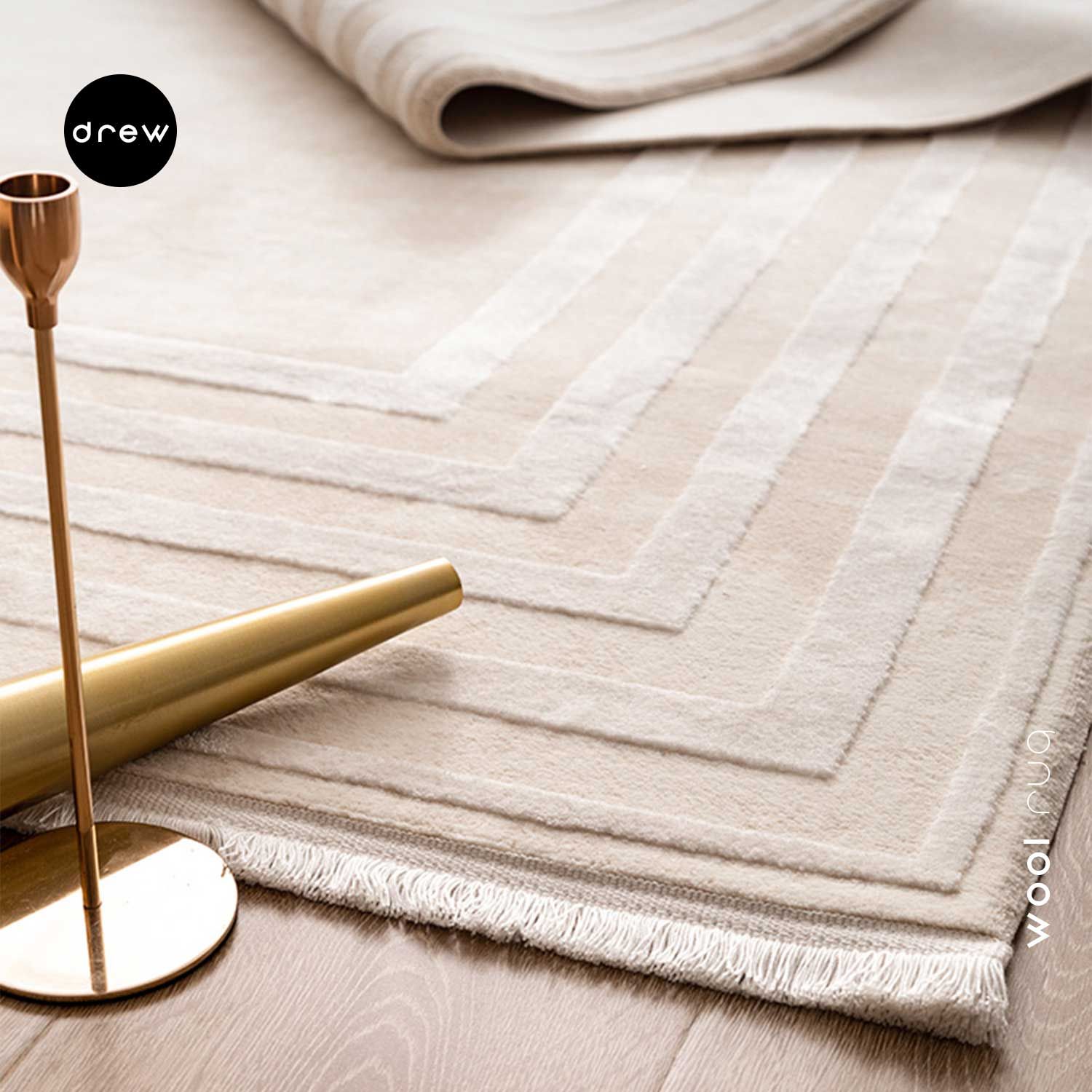  Tabo rug - made from bamboo fiber & acrylic fiber 