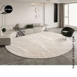  Contour Line Round Rug - Made in Turkey 