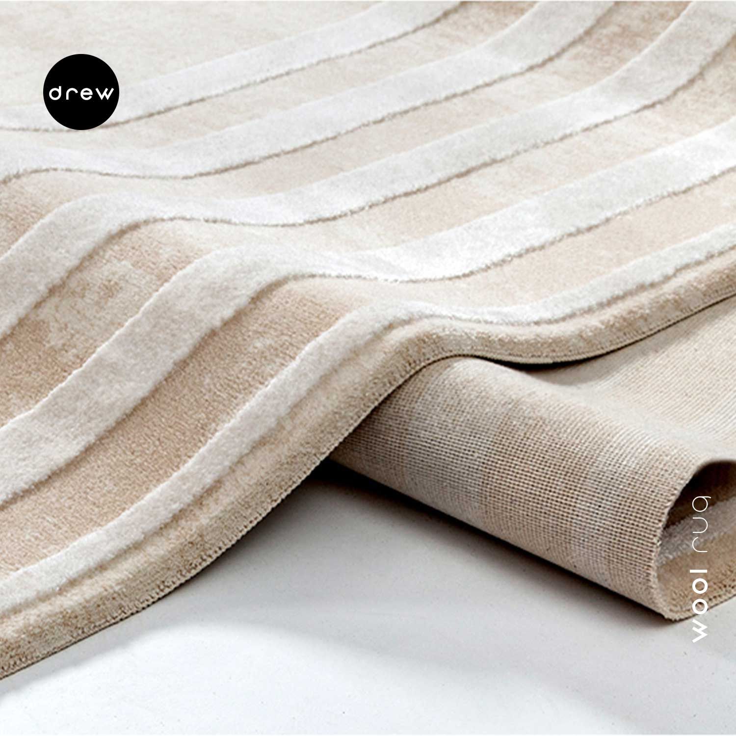  Tabo rug - made from bamboo fiber & acrylic fiber 