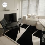  Black Oriental Rug 