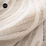  Contour Line Round Rug - Made in Turkey 