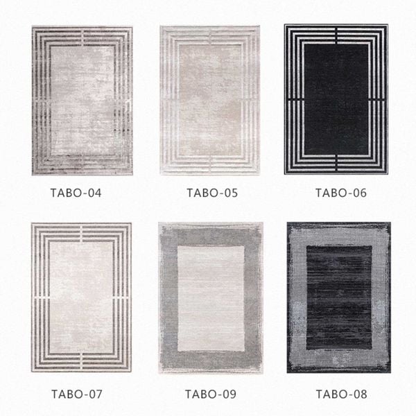  Tabo rug - made from bamboo fiber & acrylic fiber 