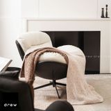  Fleece Knitted Throw - Sail White - 1.3x1.6 m 