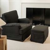  Black armchair - Drew & The 70s Collection 