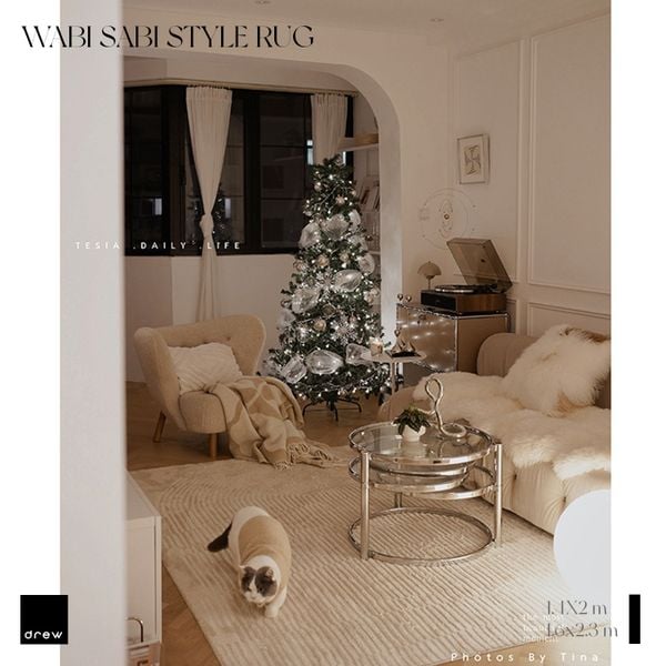  Wabi Sabi Style Rug - Beige 