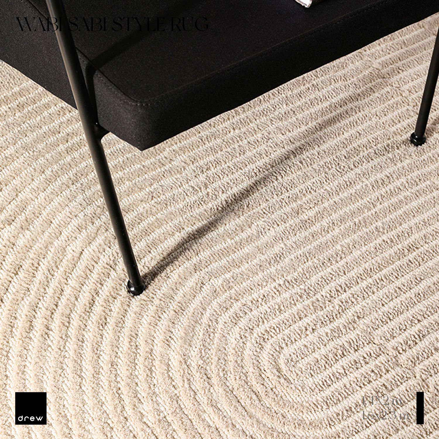  Wabi Sabi Style Rug - Beige 