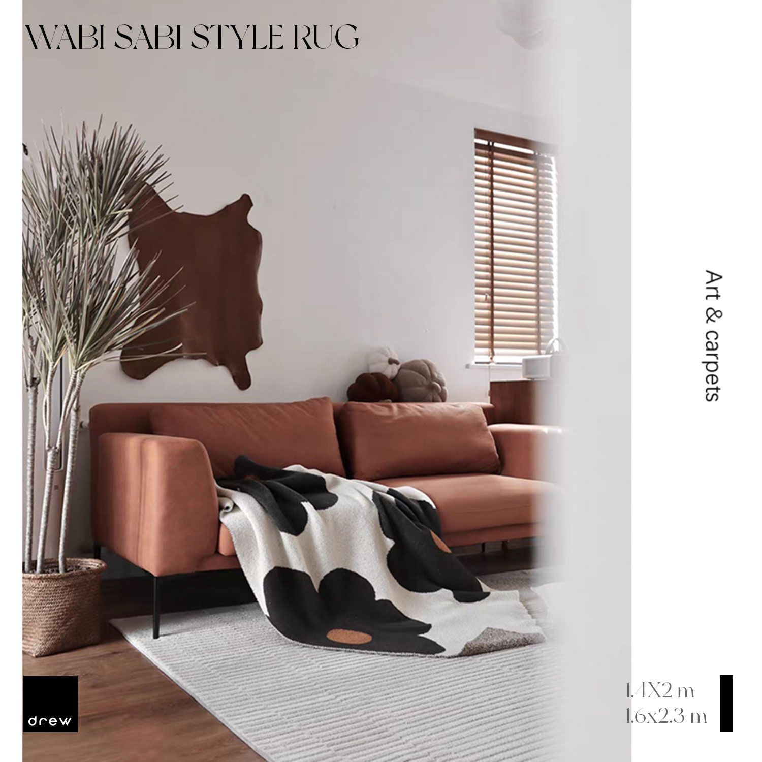  Wabi Sabi Style Rug - Beige 