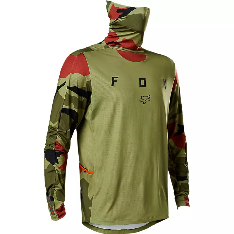 ÁO THUN NAM ĐUA XE TAY DÀI FOX RACING RANGER DRIVE CAMO JERSEY CHÍNH HÃNG