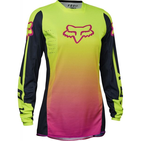  ÁO JERSEY ĐUA XE NỮ TAY DÀI FOX RACING WOMENS 180 LEED JERSEY CHÍNH HÃNG 