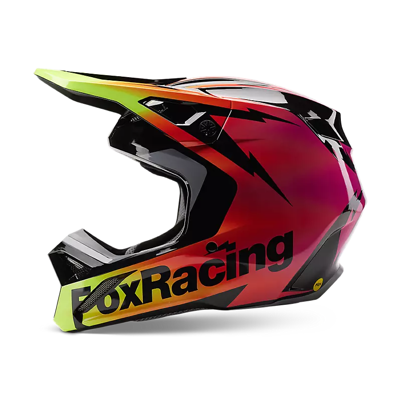 MŨ BẢO HIỂM MX FULLFACE FOX RACING V1 STATK CHÍNH HÃNG