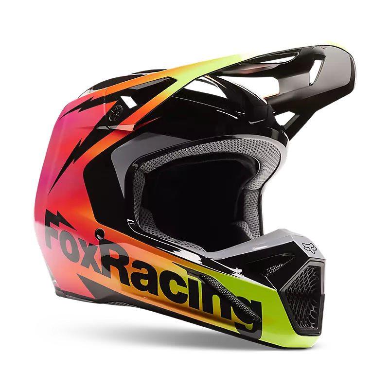 MŨ BẢO HIỂM MX FULLFACE FOX RACING V1 STATK CHÍNH HÃNG