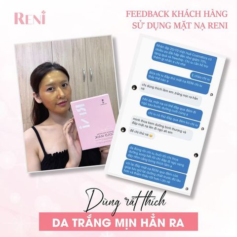  Combo Sữa Rửa Mặt + Mặt Nạ Reni 