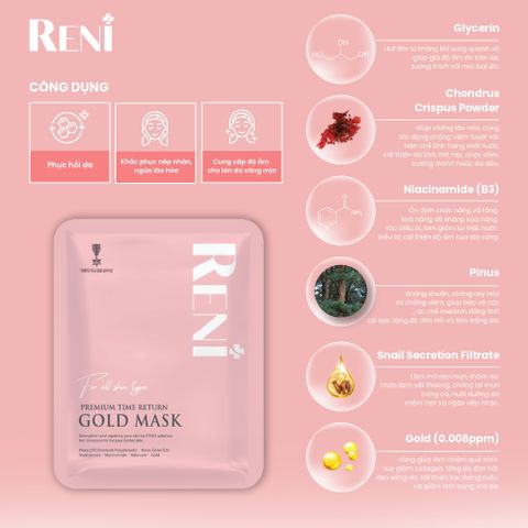  Combo Sữa Rửa Mặt + Mặt Nạ Reni 