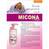 Sữa tắm trị nấm, ghẻ, viêm da dưỡng lông khử mùi cho chó mèo Micona Shampoo 200ml