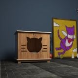 Nhà gỗ cho chó mèo PP37