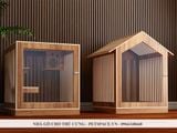 Lồng gỗ nuôi thú cưng PP51