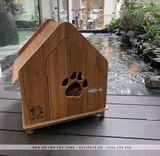 Nhà gỗ cho chó mèo PP26 Có cửa