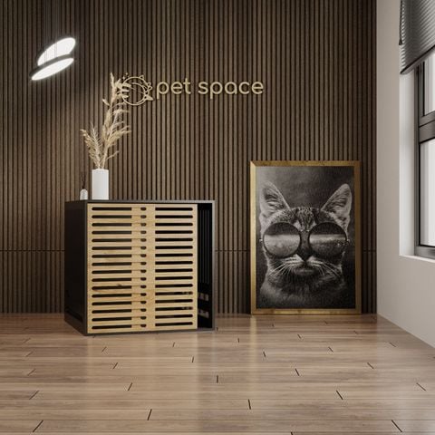 Nhà gỗ cho chó mèo PP53