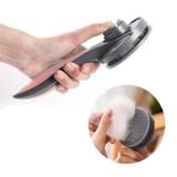 Lược chải lông gỡ rối chó mèo + tách lông tự động khỏi lược