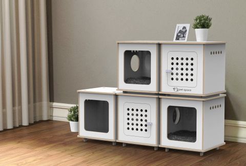 Chuồng gỗ cho chó mèo PP47