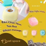 Bàn Chải Tắm Tạo Bọt Silicon Massage