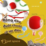 Bóng Dây Đuôi Chuột thông minh có sạc điện - Màu ngẫu nhiên