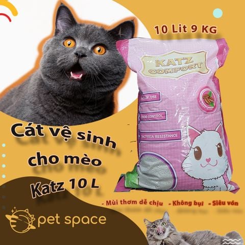 [10L] Cát vệ sinh cho mèo Katz [10L 9KG]