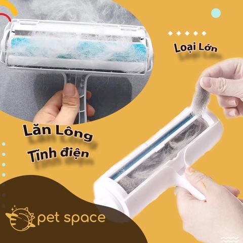 Cây lăn lông tĩnh điện làm sạch lông chó mèo