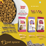 (1KG) THỨC ĂN HẠT TODAY'S DINNER CHO MÈO