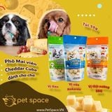 Phô mai viên cho chó CHEDDAR CUBE 50g