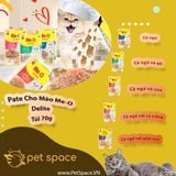 Thức ăn ướt cho mèo Pate Me-o delite - Gói 70g