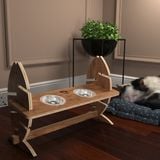 Máng ăn gỗ cho chó mèo PP39