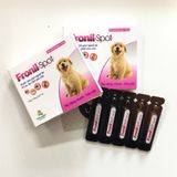 Nhỏ gáy trị ve giận cho chó mèo Fronil Spot 0.67ml