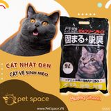 Cát Nhật đen cho mèo, Cát vệ sinh cho mèo khử mùi, vón cục, thấm hút Petspace