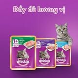 Pate Whiskas Cho Mèo con và mèo trưởng thành đủ vị - Gói 80g