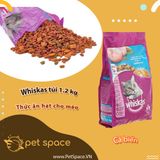 Thức ăn hạt túi Whiskas  Adult and Junior  3 vị cá ngừ/ cá thu/ cá biển.