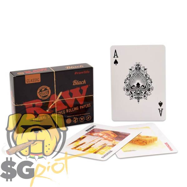  RAW Black Playing Cards 