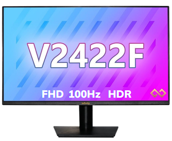 Màn hình LCD Infinity V2423F – 24 inch FHD | 100Hz | HDR