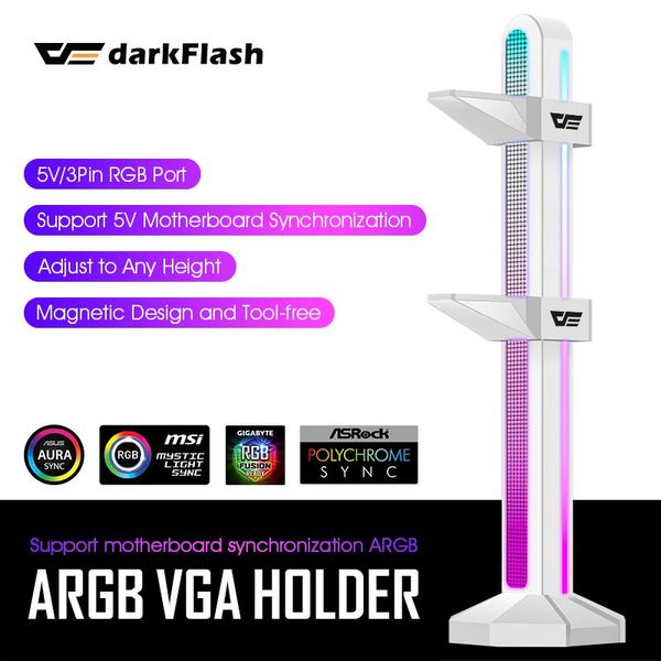 Thanh Đỡ VGA Dark Flash DL240 ARGB Trắng