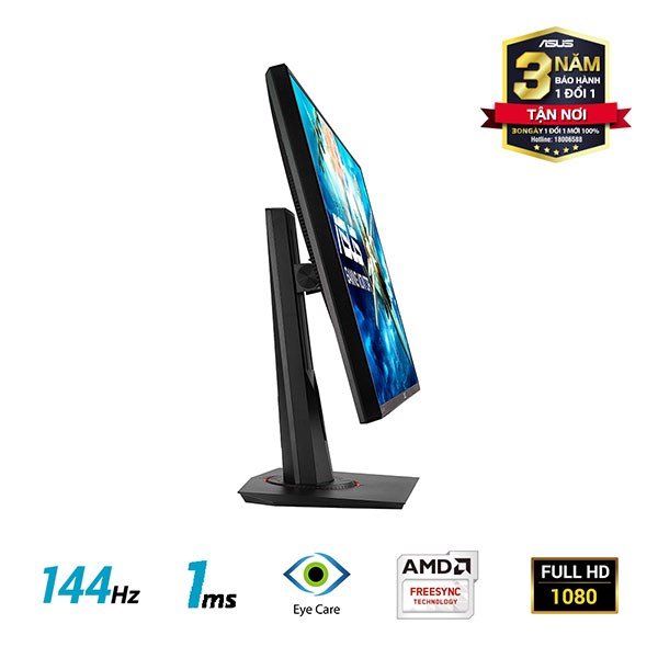 LCD ASUS VG278Q 27 inch 144Hz 1ms G-SYNC Compatible, FreeSync Full HD