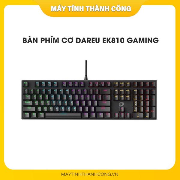 Bàn Phím Cơ Gaming DAREU EK810 Black