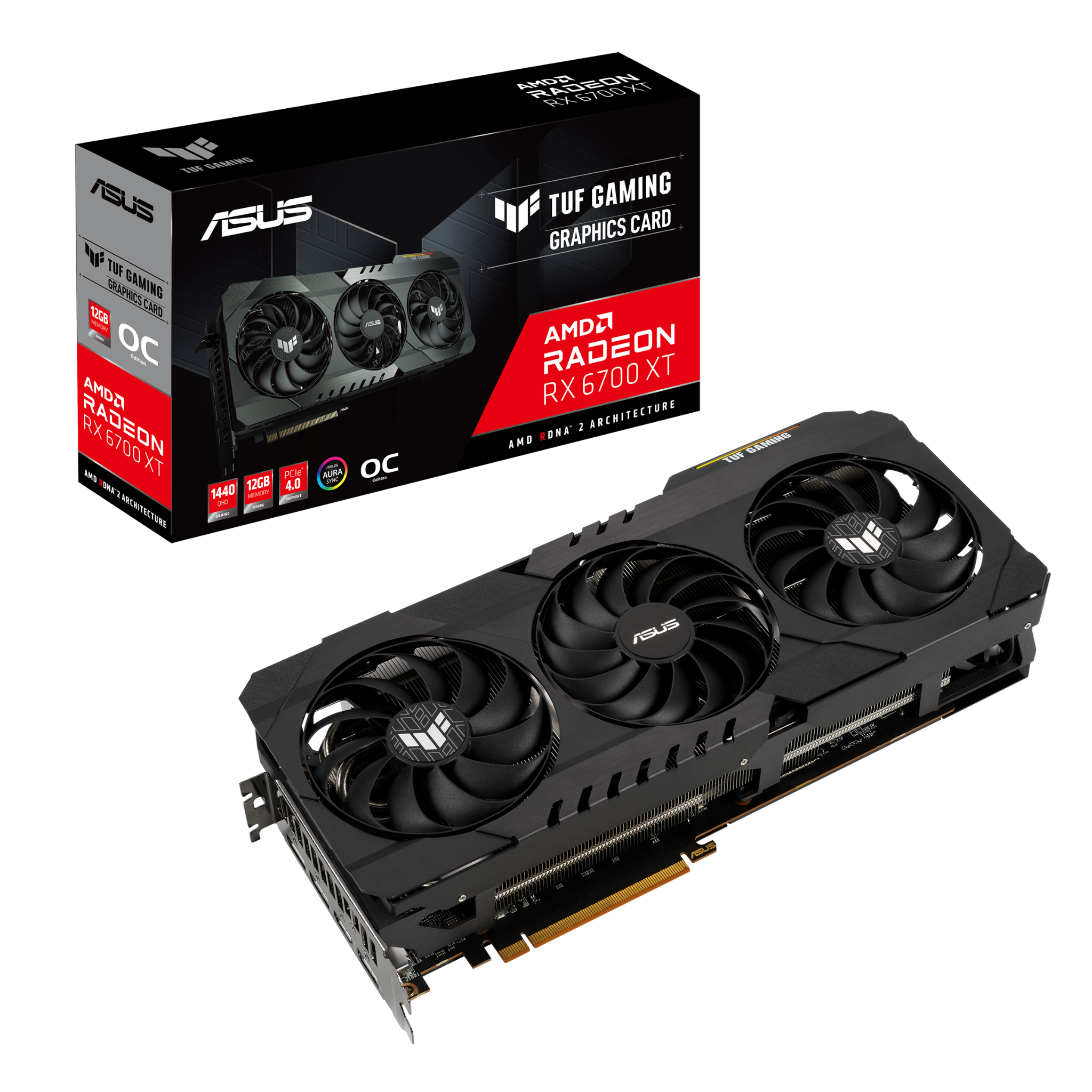 VGA ASUS TUF GAMING RADEON RX 6700 XT OC EDITION 12GB GDDR6