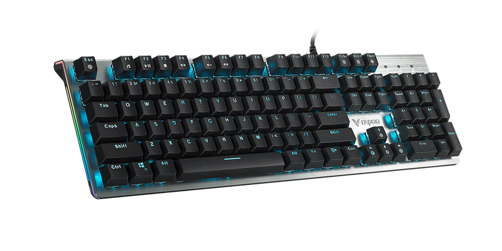 Bàn phím cơ Rapoo V530 Xám Đen