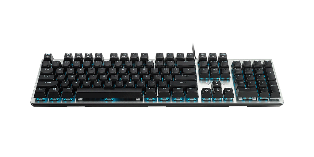 Bàn phím cơ Rapoo V530 Xám Đen