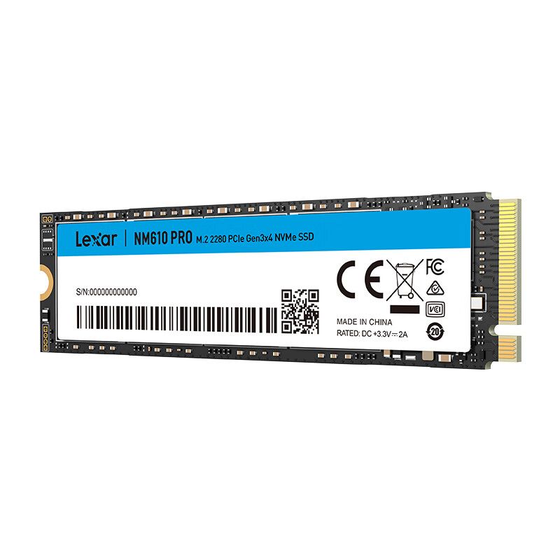 Ổ cứng SSD LEXAR NM610 Pro M.2 2280 PCIe G3x4 NVMe 500GB