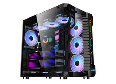 Case MIK LV07 RGB Kính Cường Lực Black